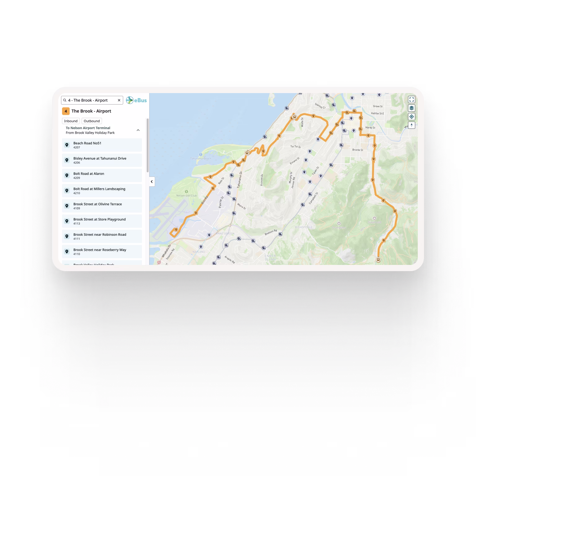 Ride Guide on desktop and mobile at high zoom