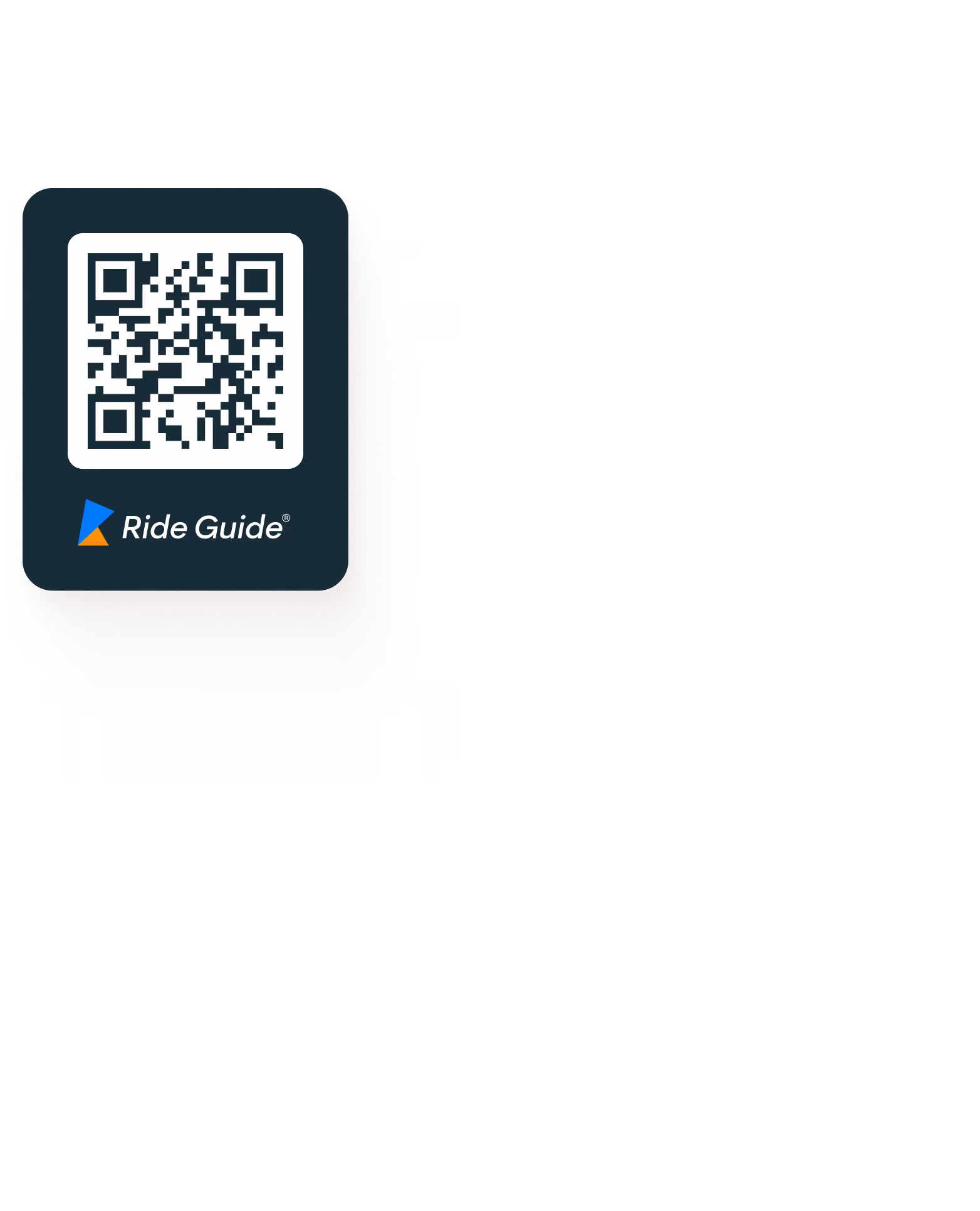 QR code linked to stop information that updates
