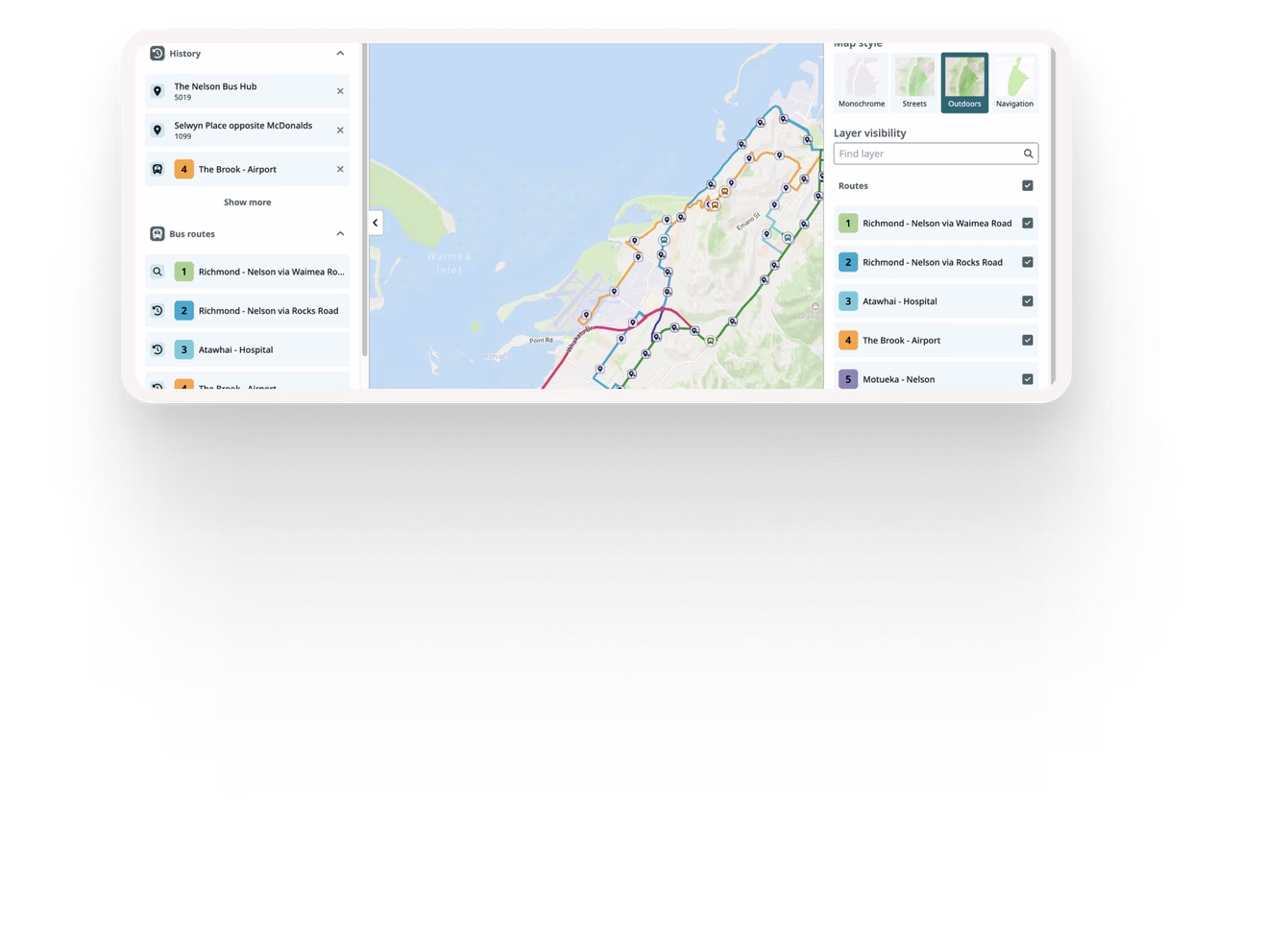 Ride Guide route map